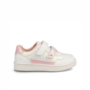 Zapatilla Ni&ntilde;a Bubblegummers Clavel Blanco - Rosa